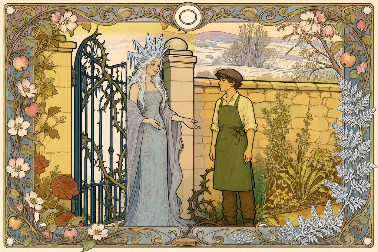 In the open gateway Winter turns to Jan with a tired smile and holds out her hand.