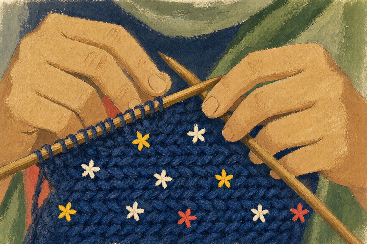 Every star is a little knot of pale wool.