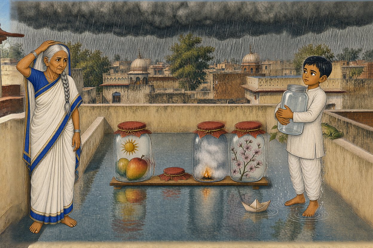 Dadi comes back. Kabir waits to be scolded.