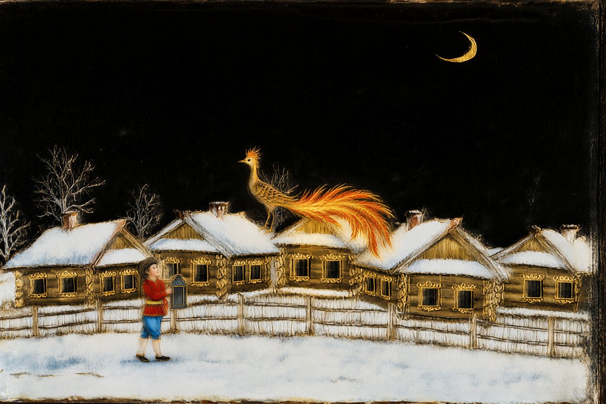 Then the Firebird came down and settled on a roof nearby.