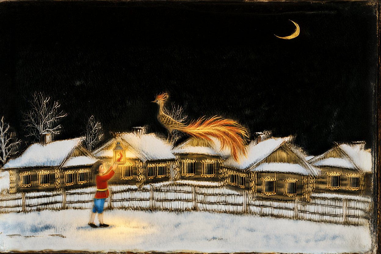 One feather drifted into his lantern, and filled it with light.